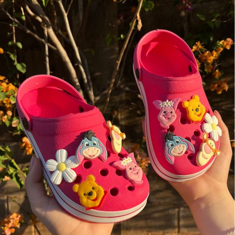 Babuche Fachetado Infantil & Adulto + 5 bottons de Ursinhos Elegantes