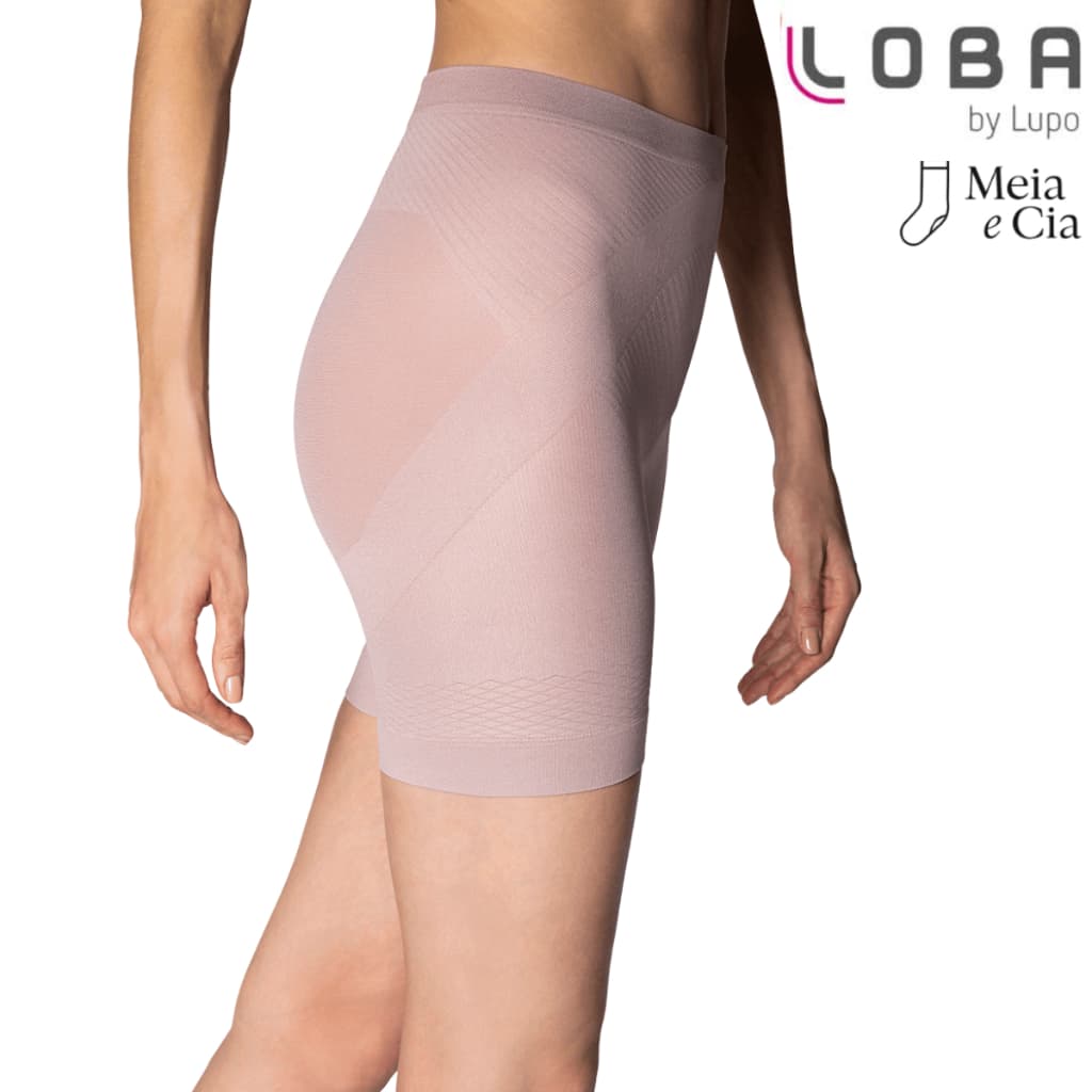 Short Modelador Lupo Loba Original Feminino | Cinta Abdominal, Calcinha Sem Costura e Levanta Bumbum