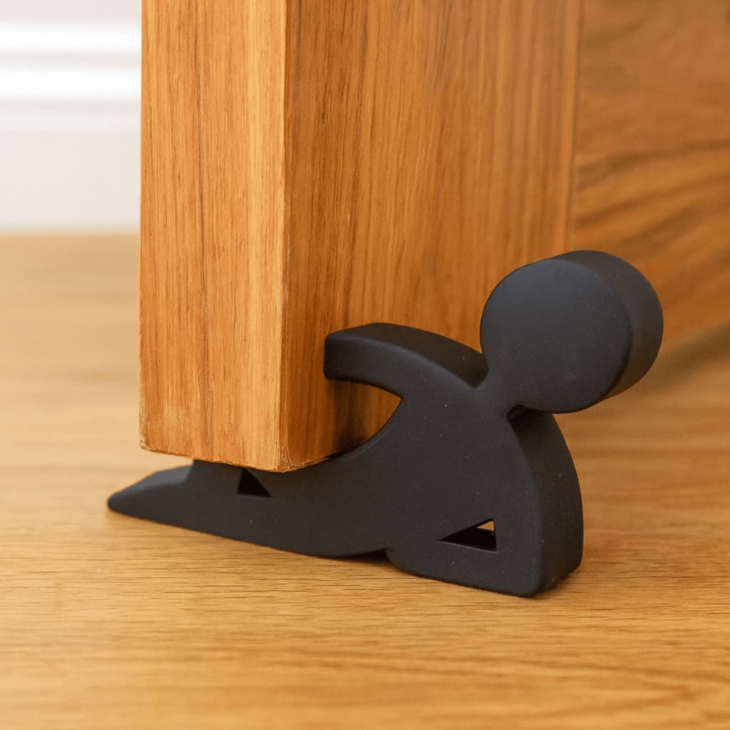 Suporte Trava Porta Boneco deitado Aparador Peso Trava Porta Cunha Calço Divertido Quarto