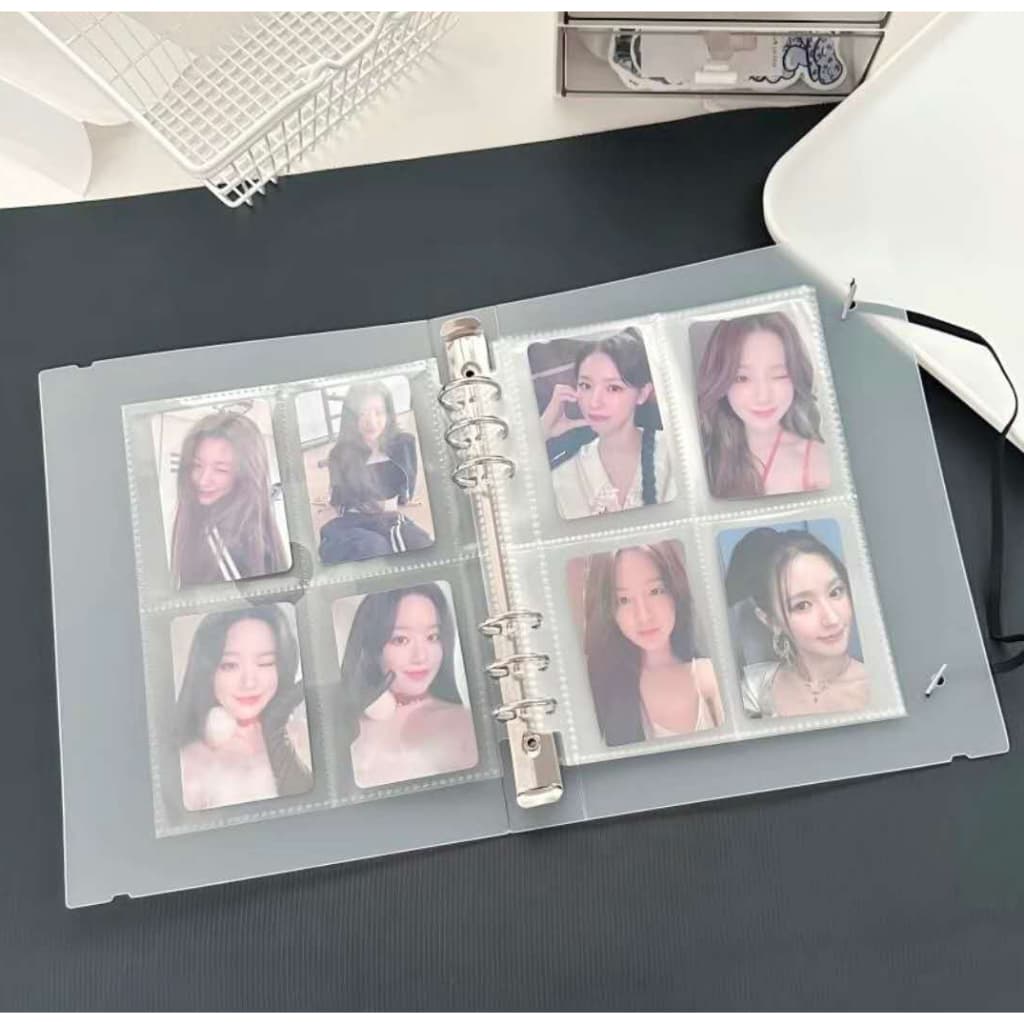 Binder Capa A5 Álbum De Fotos Fotocard Adesivo De Arquivo Ticket Post Fichário