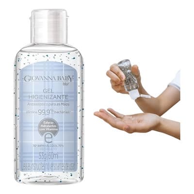 Alcool em Gel Giovana Baby Tamanho Viagem 60 ml