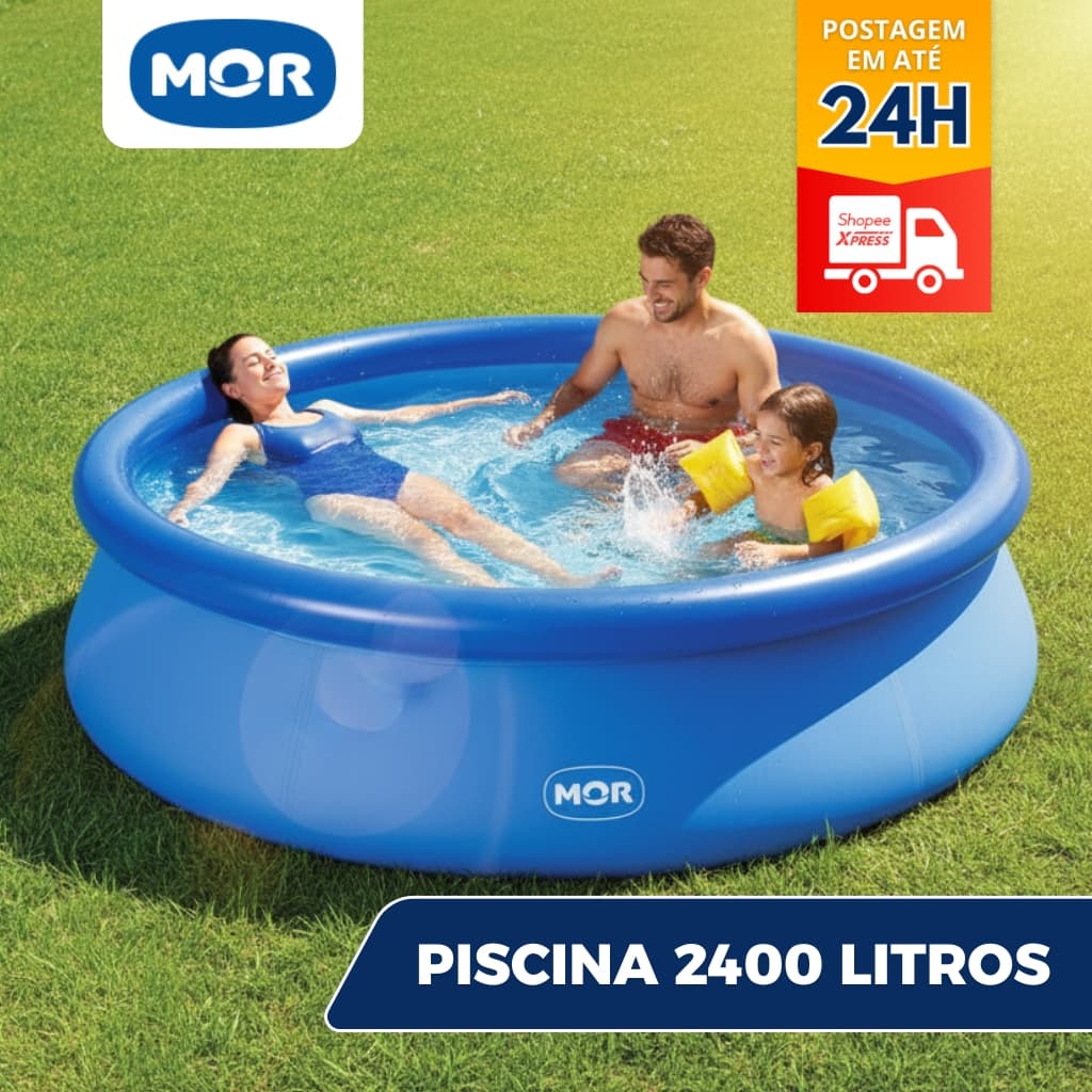 Piscina Splash Fun Redonda Inflável 2400 Litros - Mor