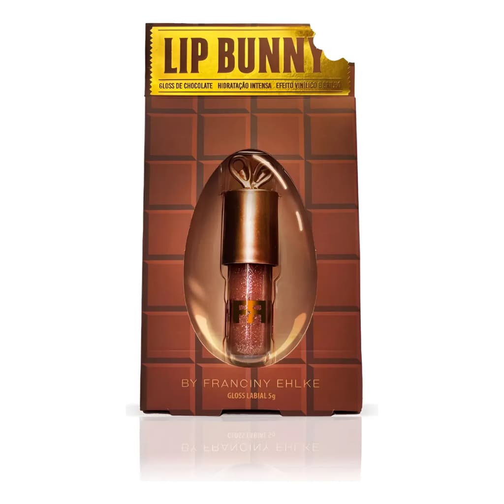 Lip Bunny Gloss Brilho Chocolate Fran By Franciny Ehlke