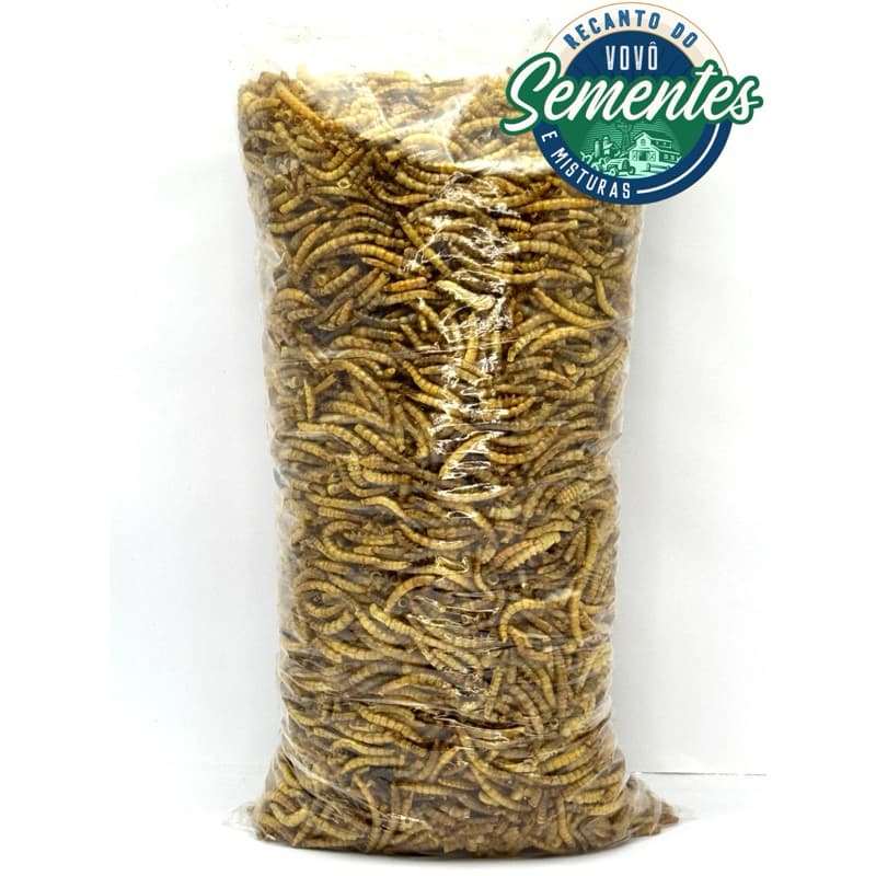 125g Tenébrio Molitor Desidratado INSETO para aves roedores e tartarugas