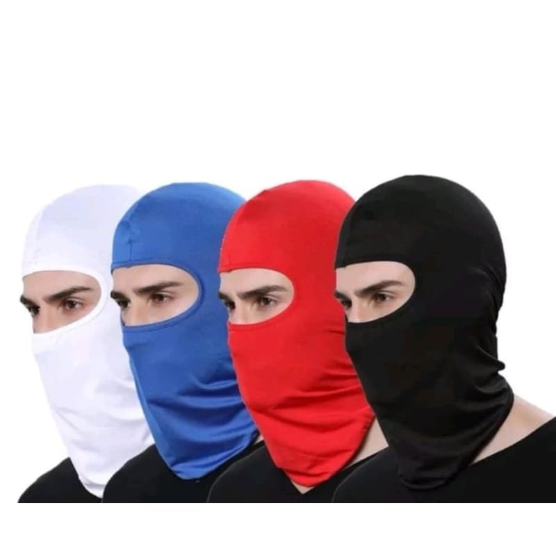 kit com 4 Balaclavas Proteção Térmica Unissex Ciclismo Motociclista Corrida Pesca Camping.