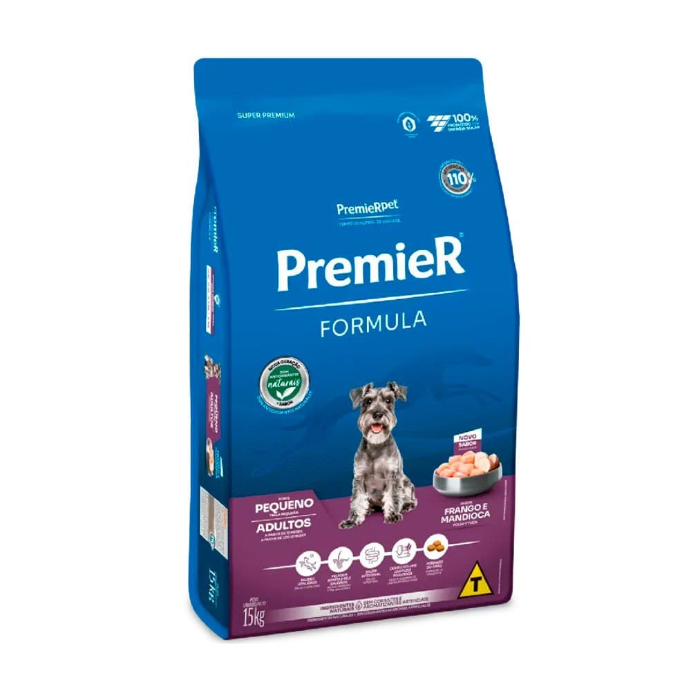 Ração Premier Fórmula Cães Adultos Porte Pequeno Frango 15kg