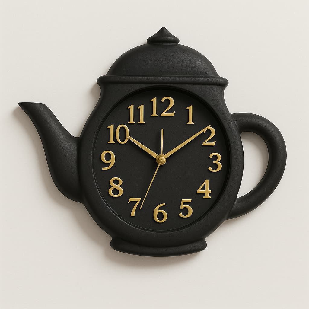 Relógio de parede Bule cozinha/sala quartz TG