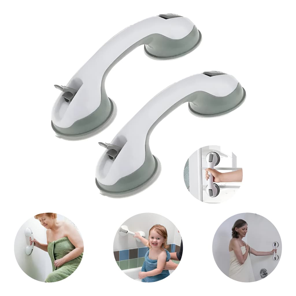 Suporte de Segurança Barras Fixas Com Ventosa Para Idosos e Deficientes Apoio Portátil Banheiro
