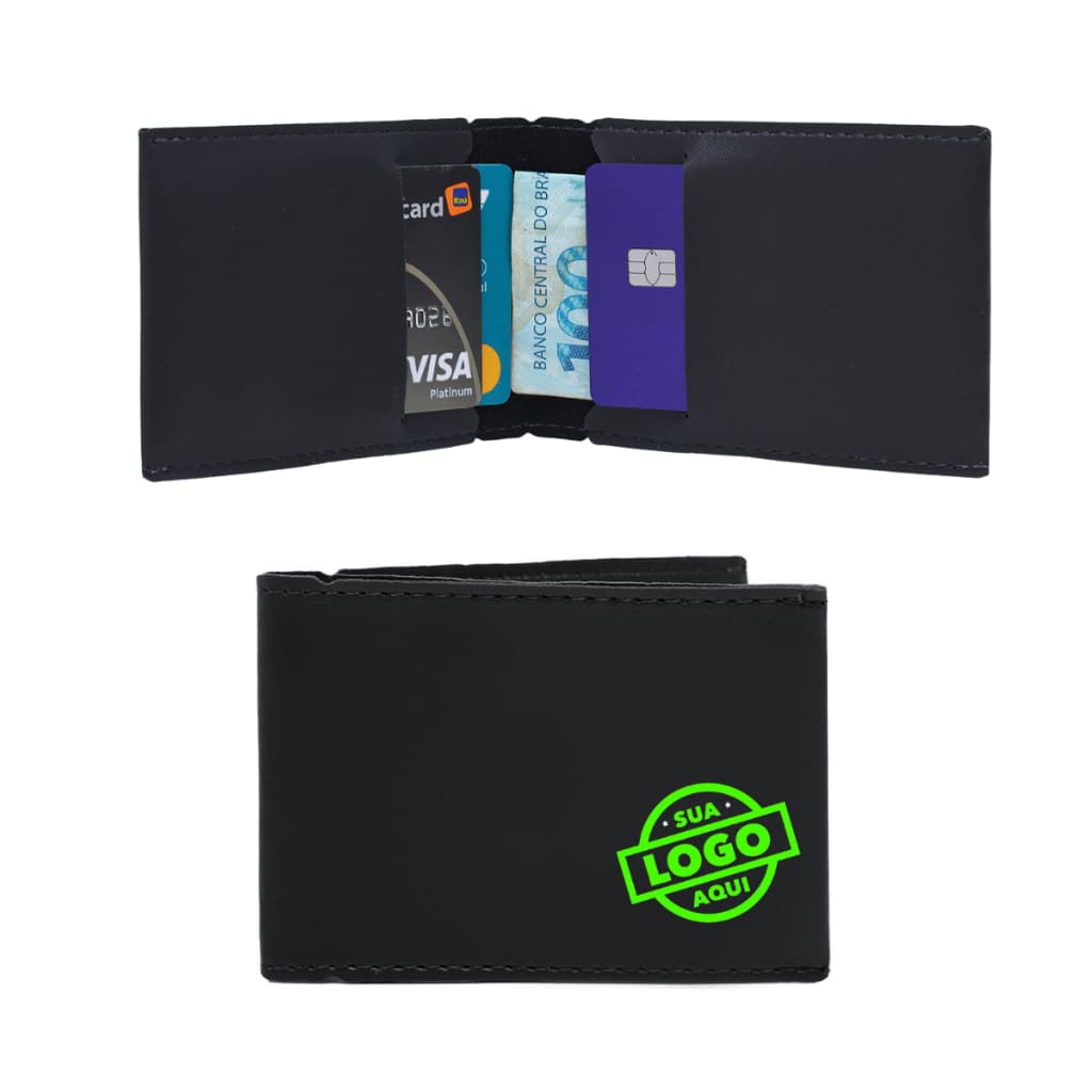 Super Kit 50 Porta Cartão Feminino Personalizado Masculino Slim