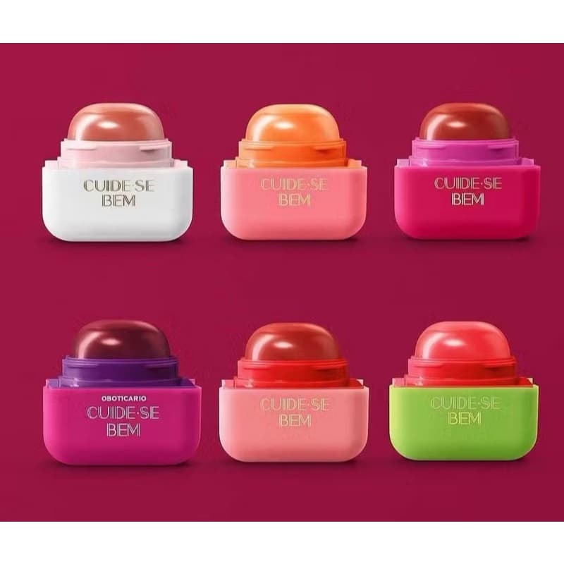 Hidratante Labial Cuide-se Bem (Amoruda, Cereja, Deleite, Framboeza, Leite e Mel, Melancia, Pessegura)  - O Boticário