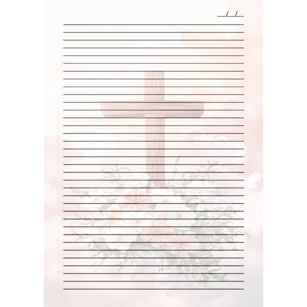 Folhas de Fichário cristão, folhas crisma 50 ou 100 folhas papel de carta cristão TAMANHO A4, ENVIO IMEDIATO