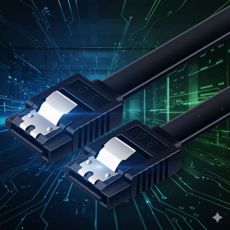 Cabo SATA 3.0 6Gb/s com Trava 40cm Alta velocidade - HD/SSD