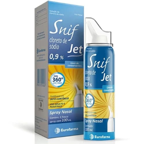 Spray Nasal Snif Jet l Solução 0,9% 100ml