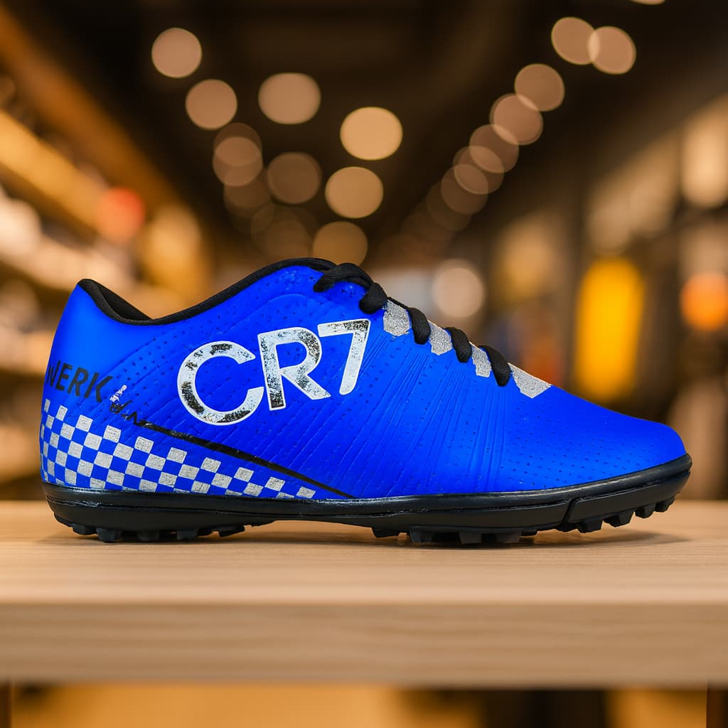 Chuteira Infantil Society Tenis Futebol Menino Grama Sintética Merks Leve e Confortável