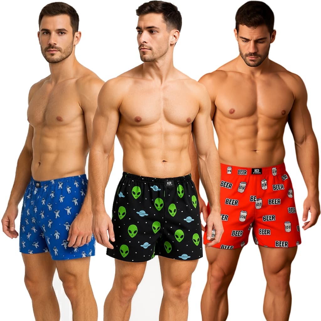 Kit 3 Pijamas Masculino Samba Canção