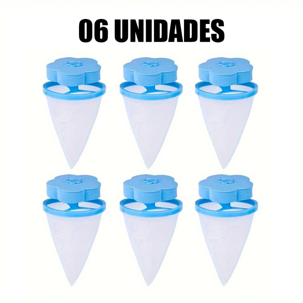 Filtros Para Máquina De Lavar Roupa Coletor Tira Pelos E Fiapos Flutuante Reutilizável