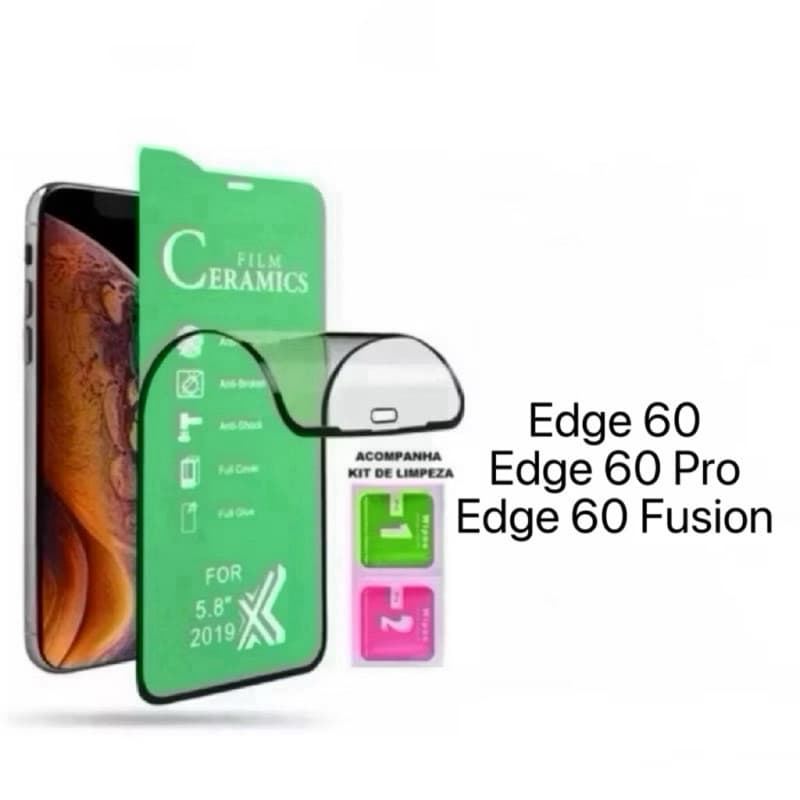 Película Cerâmica 9D 3D Gel Hidrogel Flexíve Para Motorola Edge 60 Pro Fusion Edge 60 neo