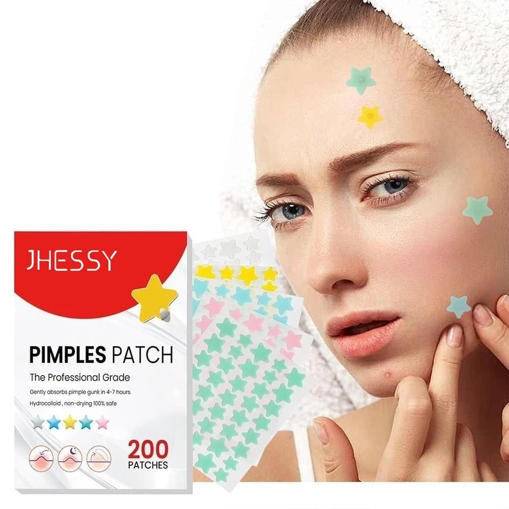 Acne Patch Blogueiras Adesivo Espinha Pimple Estrela Hidrocoloide Acne Patch Adesivo Acne 200pcs