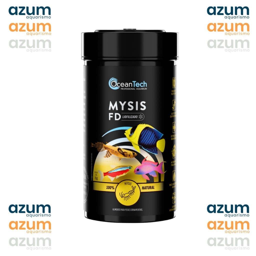 Mysis FD 12g Ocean Tech — Ração Liofilizada Natural p/ Peixes | Alta Proteína e Apetite