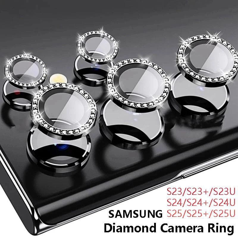 Película Protetora De Lentes Câmera Diamante Compativel Samsung Galaxy S23/S24/S25 PLUS UlTRA