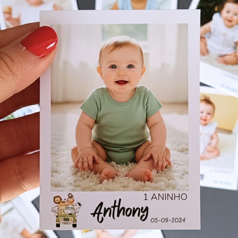 Foto Imã Geladeira - Lembrancinha- Aniversário- Batizado- Formatura-Personalizado-