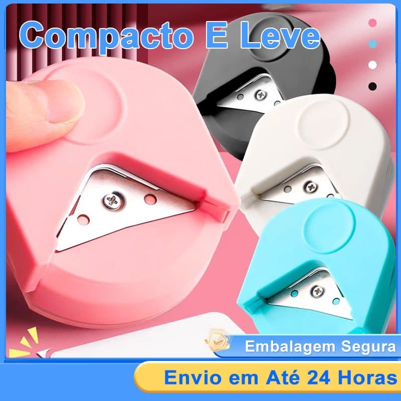 Mini Arredondador de Canto Portátil Cortador de Fotos Aparador de Papel para Artesanato DIY