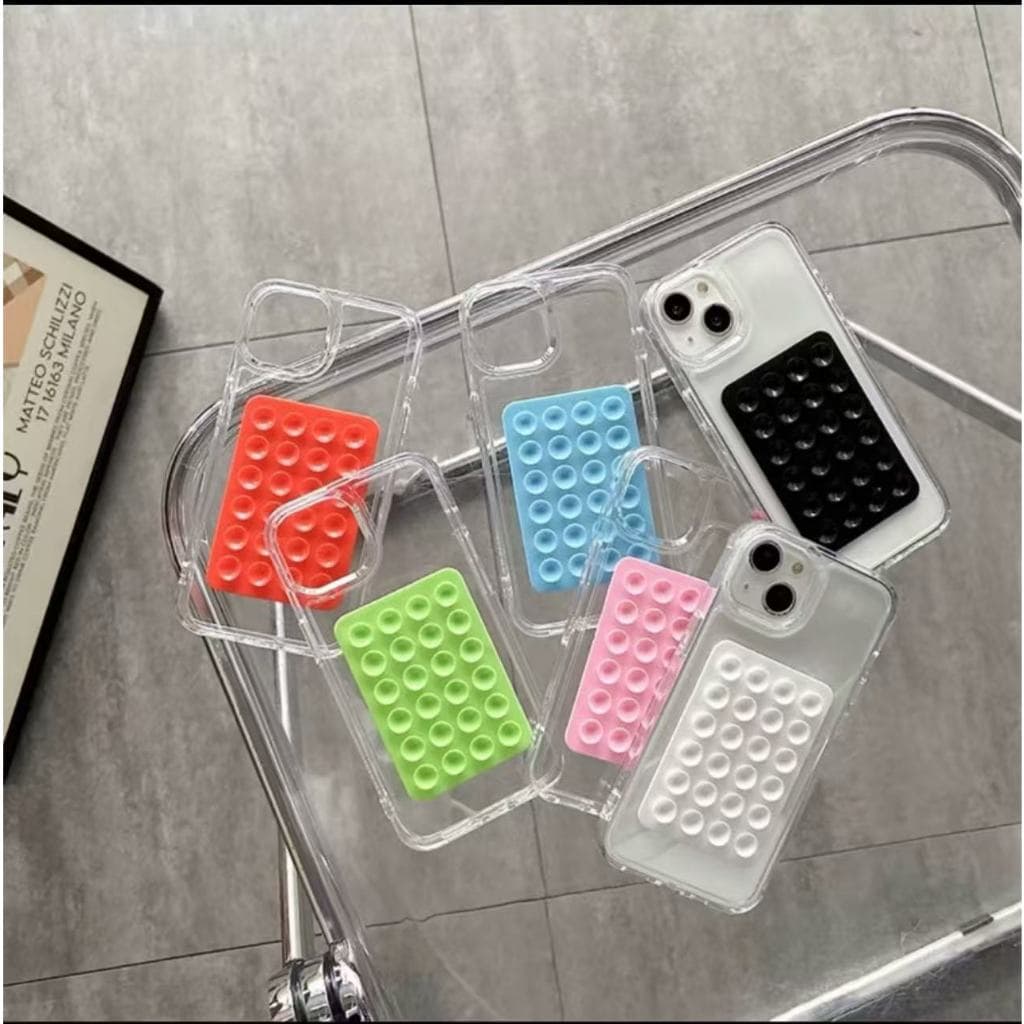 Suporte De Silicone Com Ventosa Para Capinha Celular e Para Uso Diário