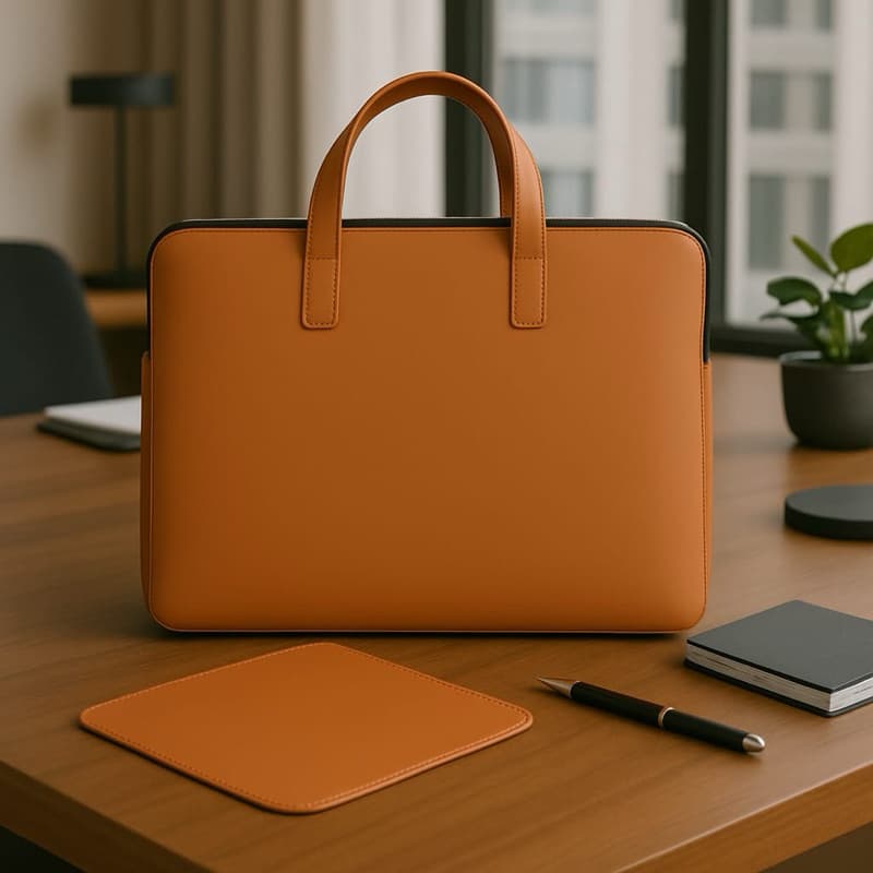 Bolsa Pasta para Notebook + Mousepad ideal para Viagens Trabalho Faculdade  Possiu Forro Aveludado e Alças Reforçadas