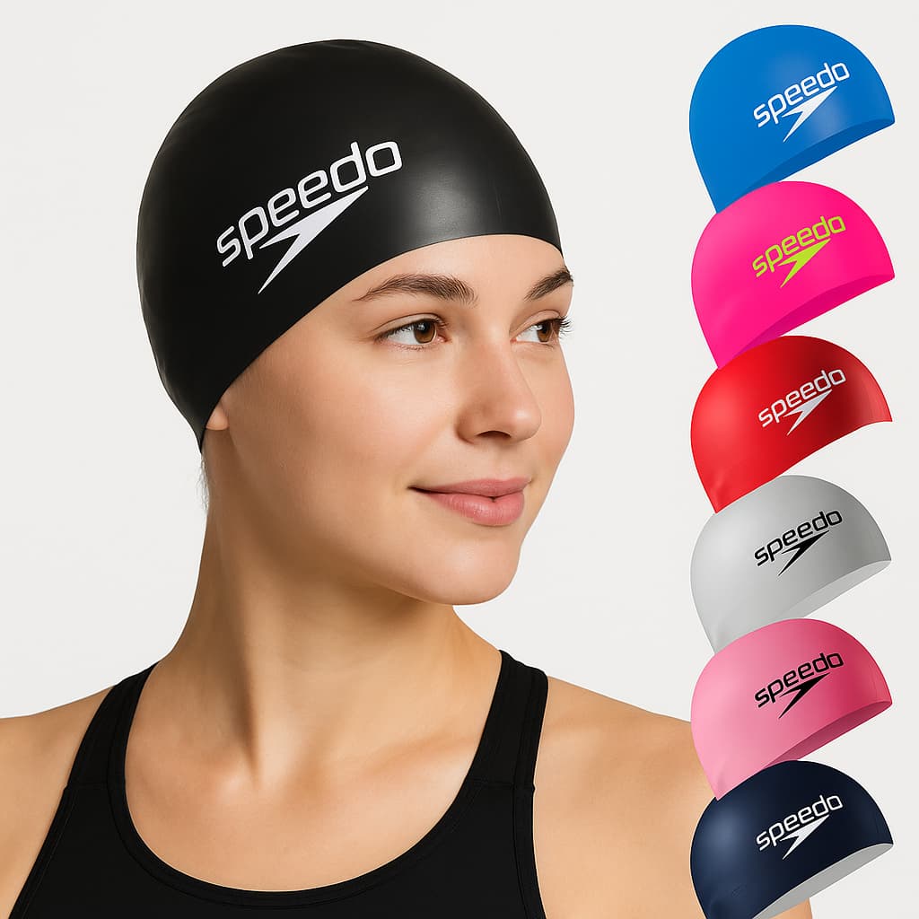 Touca de Natação Lisa Speedo Flat Swin Cap Treinamento