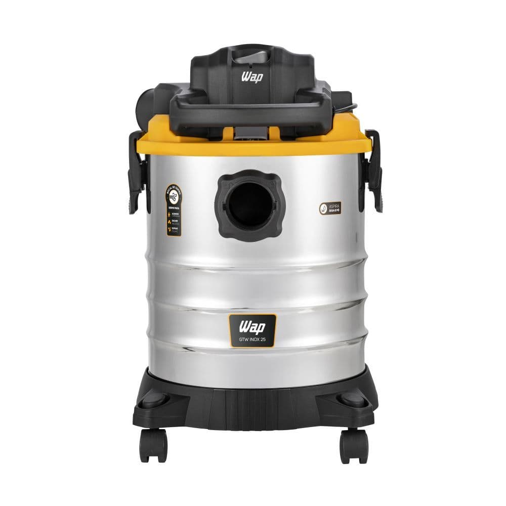 Aspirador De Pó e Água Profissional WAP GTW 25 Inox 2000W 25L 220V FW010528