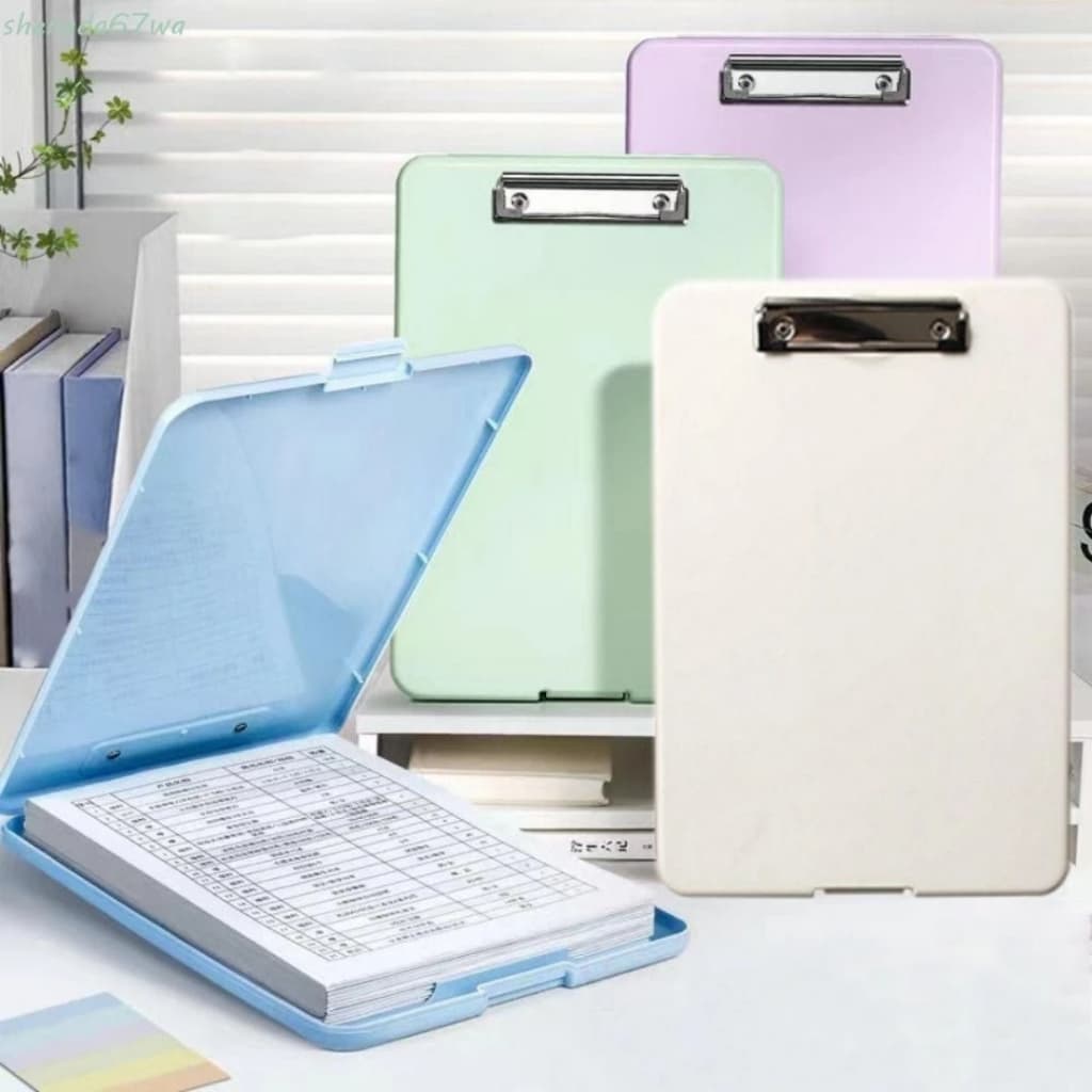 Prancheta Com Arquivo Pasta Com Armazenamento Organiza Documentos Folhas Porta Papel Tamanho A4