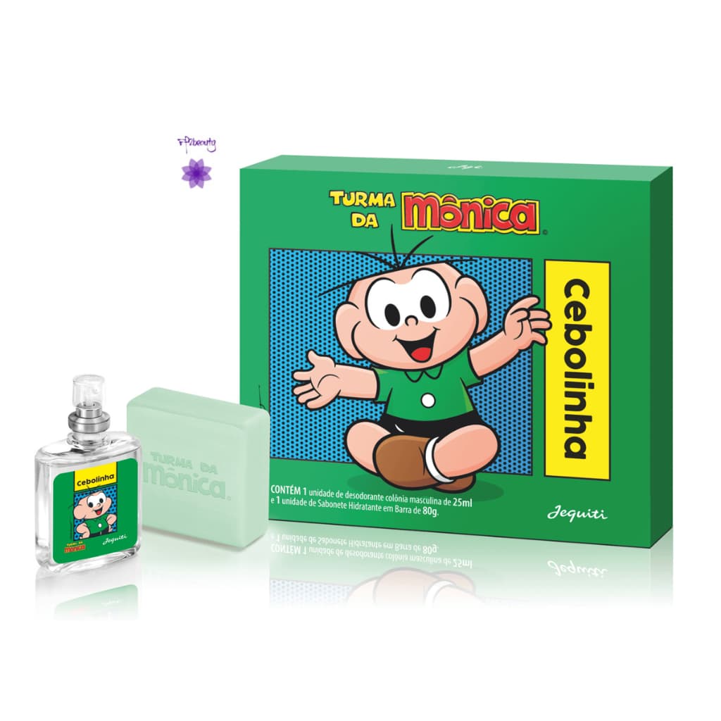 Estojo Presente Cebolinha Colônia 25 ml + Sabonete 80 g Jequiti
