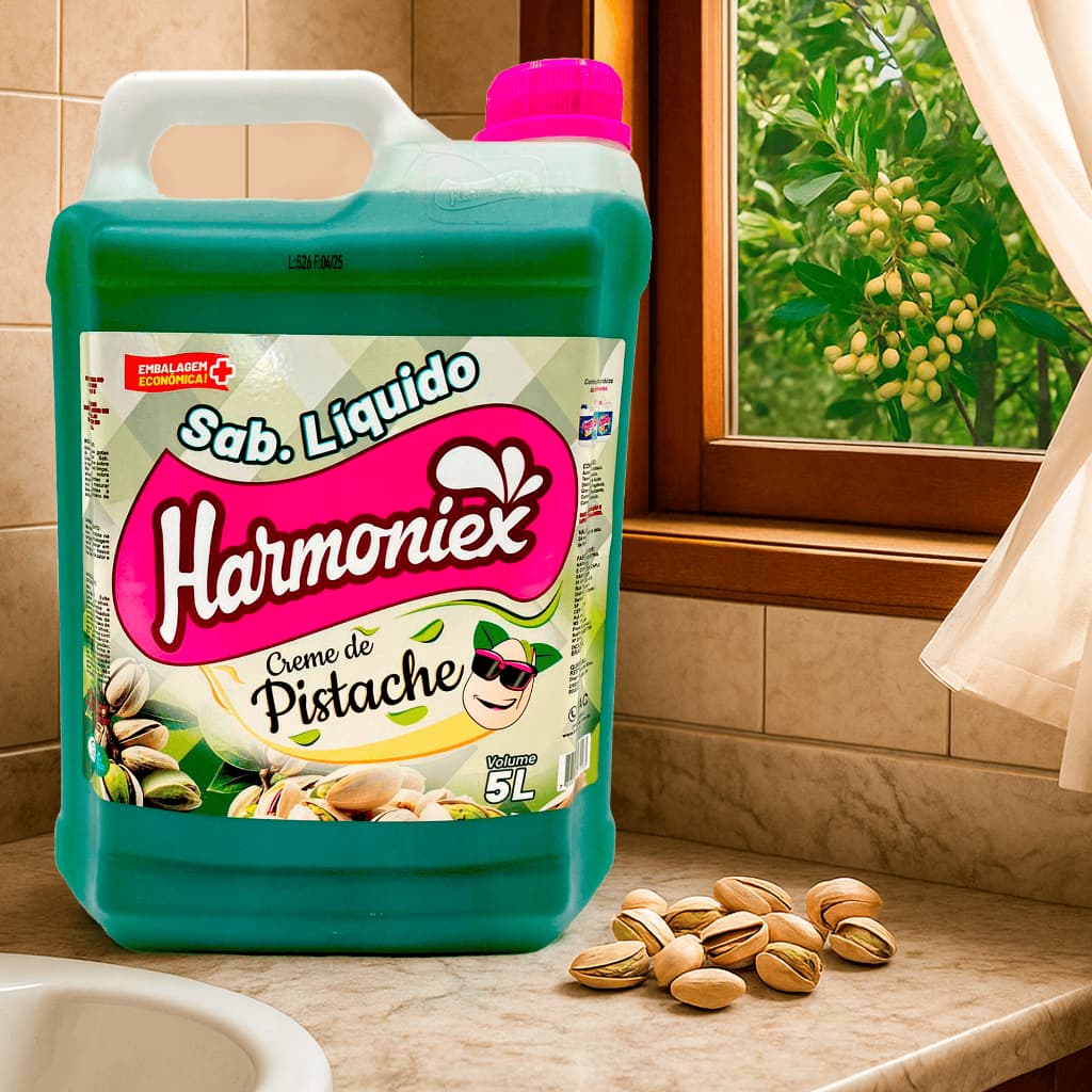 Sabonete Líquido Creme de Pistache 5L Harmoniex