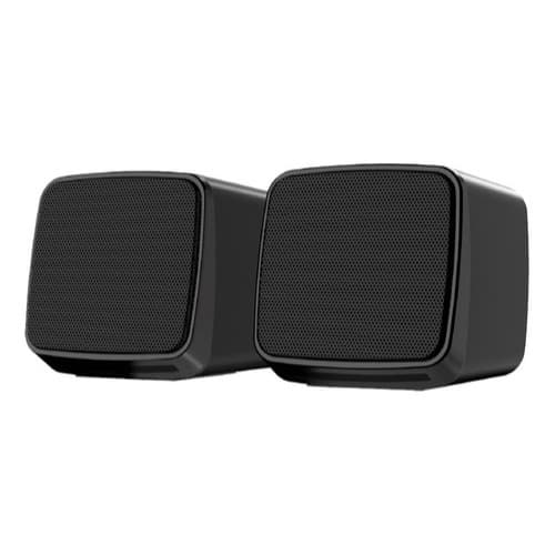 Caixa De Som PC Alto Falante Speaker 2.0 C3Tech SP-40BK Preta