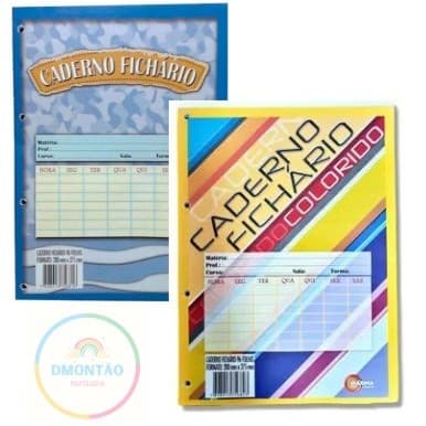 Bloco De Fichário Branco 96 Folhas Maxima