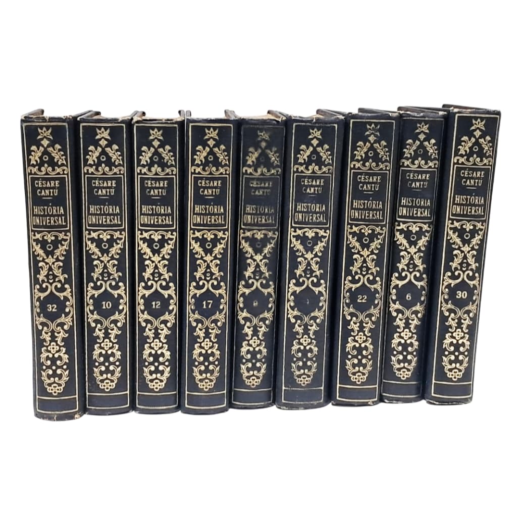 Livros Coleção História Universal  Césare Cantú Varios Volumes