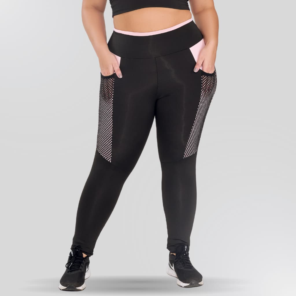 Calça Avulso Plus Size Legging De Academia Reforçada Grossa Básica