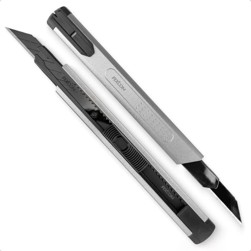 Estilete Profissional 30 Graus Alumínio Lâmina Black 9mm Carbono Envelopamento Precisão Reforçado