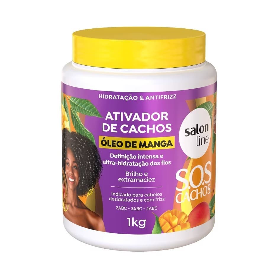 Ativador de Cachos SOS Cachos Óleo de Manga Salon Line 1kg