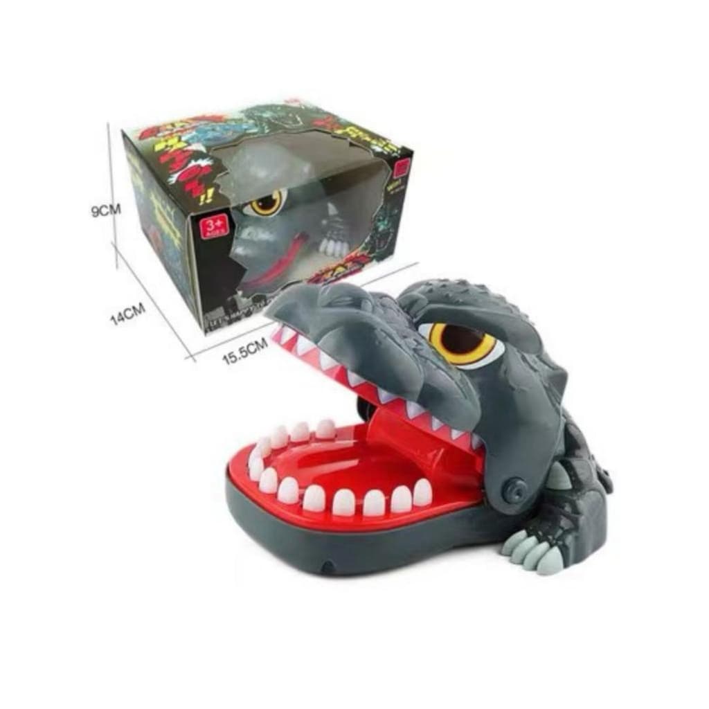 Brinquedo Godzilla Engraçado Boca Jogo Dentista Mordida Dedo Jacaré Roleta Jogo Brinquedo Aleatório