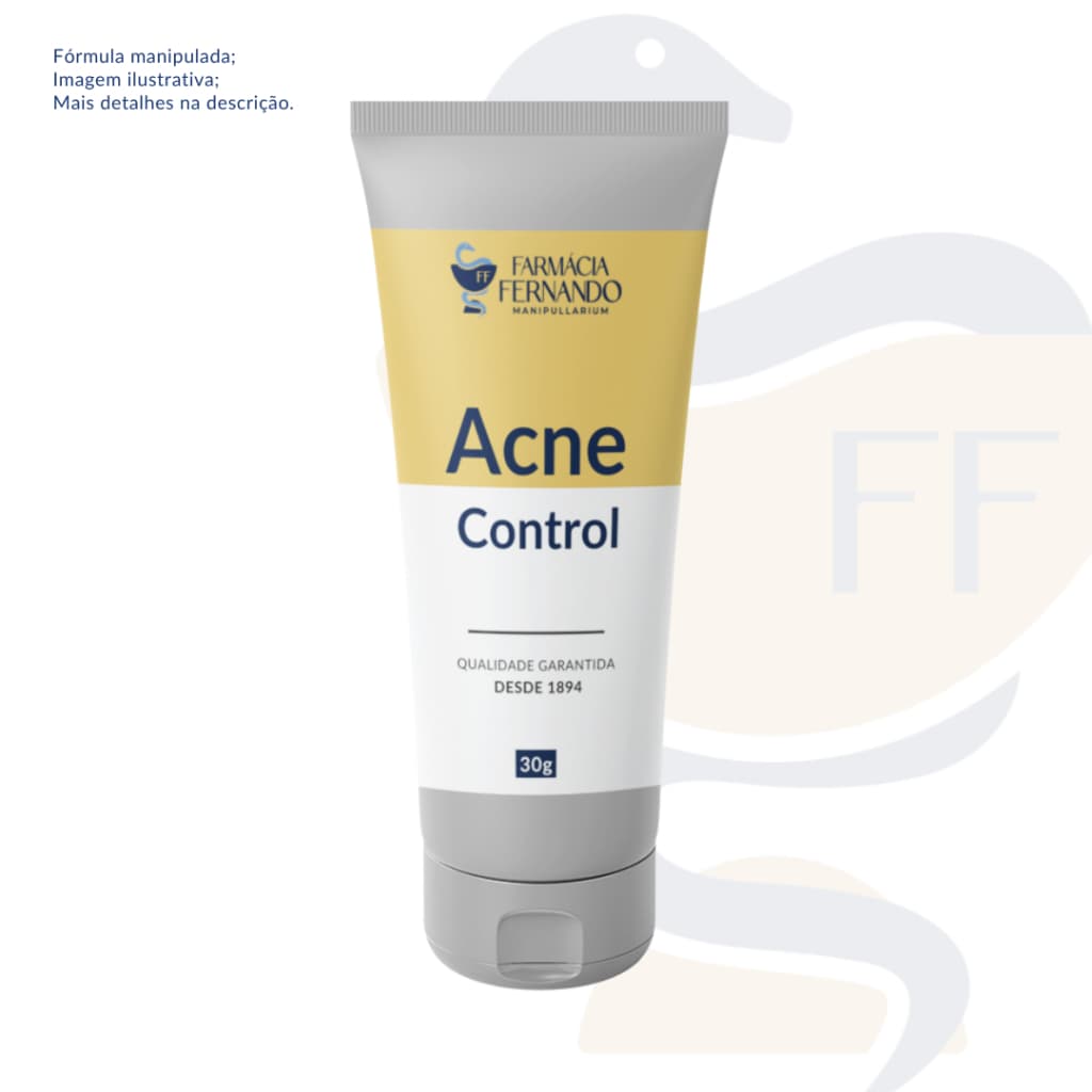 Acne Control 30g - Antiacne, Oleosidade, Calmante, Clareador