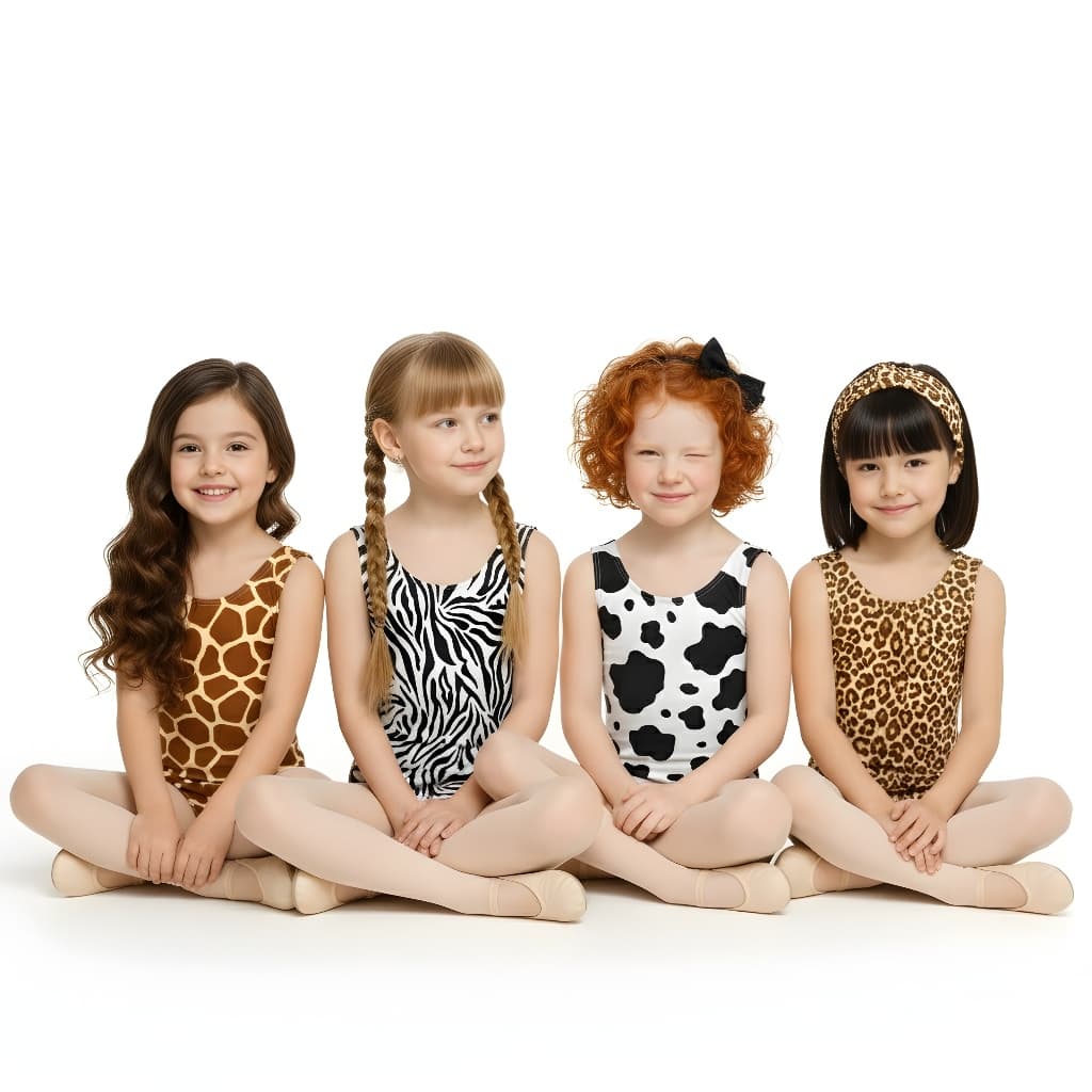 Body Maio Infantil Regata Estampado Safari Zoo – Oncinha, Girafa, Zebra e Vaquinha, Suplex Confortável