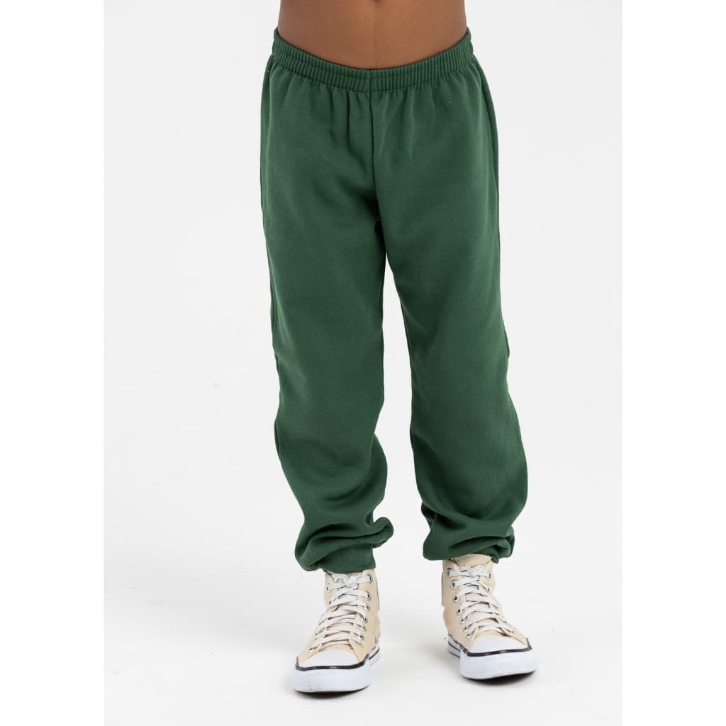 Calça Moletinho Com Punho Infantil Unissex Meia Estação Sem pelucia