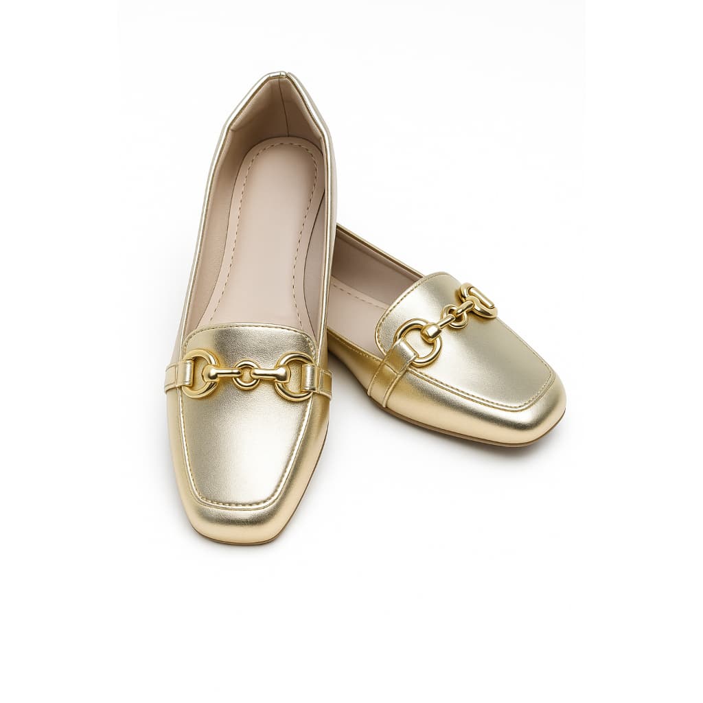 Sapatilha Feminina Mocassim Bico Quadrado - Linha Confort