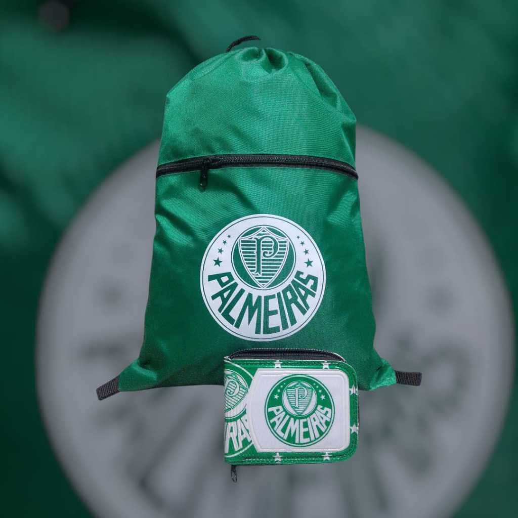 KIT BOLSA DE ACADEMIA MAIS CARTEIRA MASCULINO VERDÃO