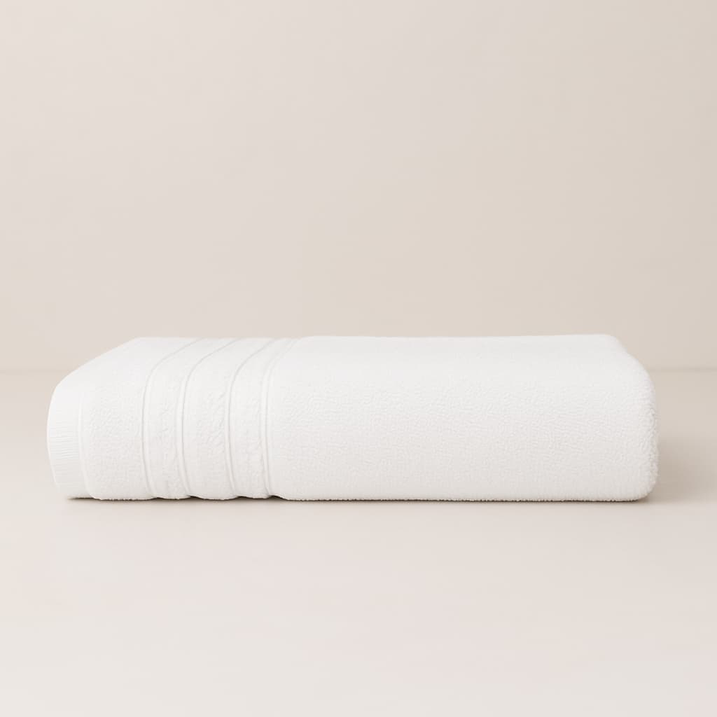 Toalha de Banho Branca 100% Algodão
