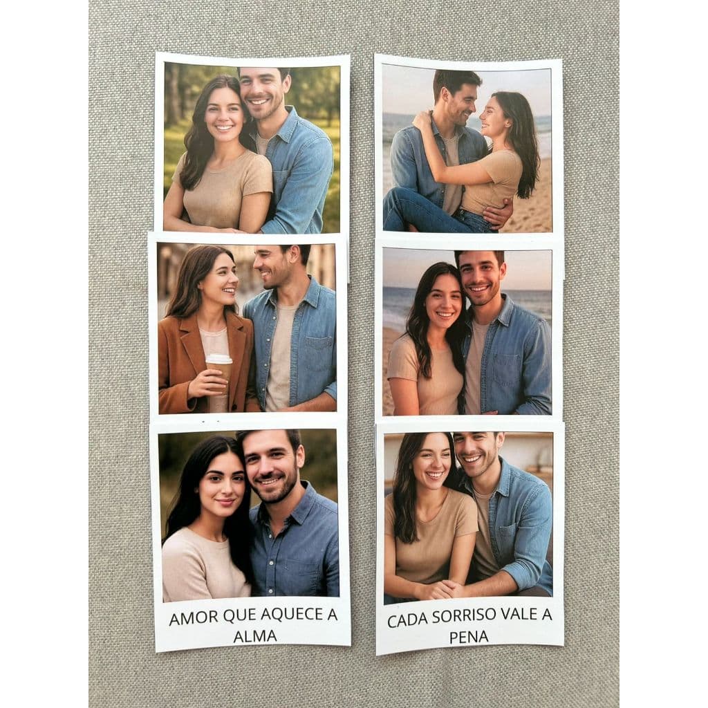 KIT 6 MINI FOTOS PARA ETERNIZAR SEUS MOMENTOS ESPECIAIS! ENVIO IMEDIATO ENVIE A FOTO IMEDIATAMENTE