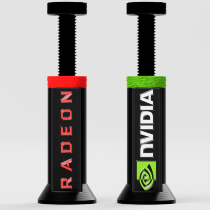 Suporte Ajustável Vertical Para Placa de Video GPU Radeon e Nvidia