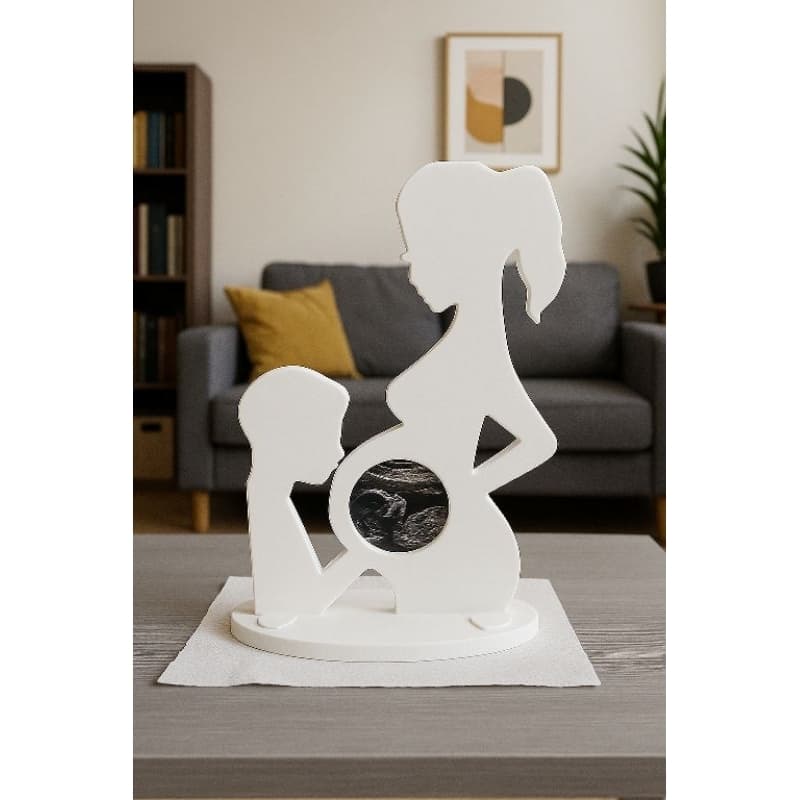 Porta retrato gestante para ultrassom  bebe