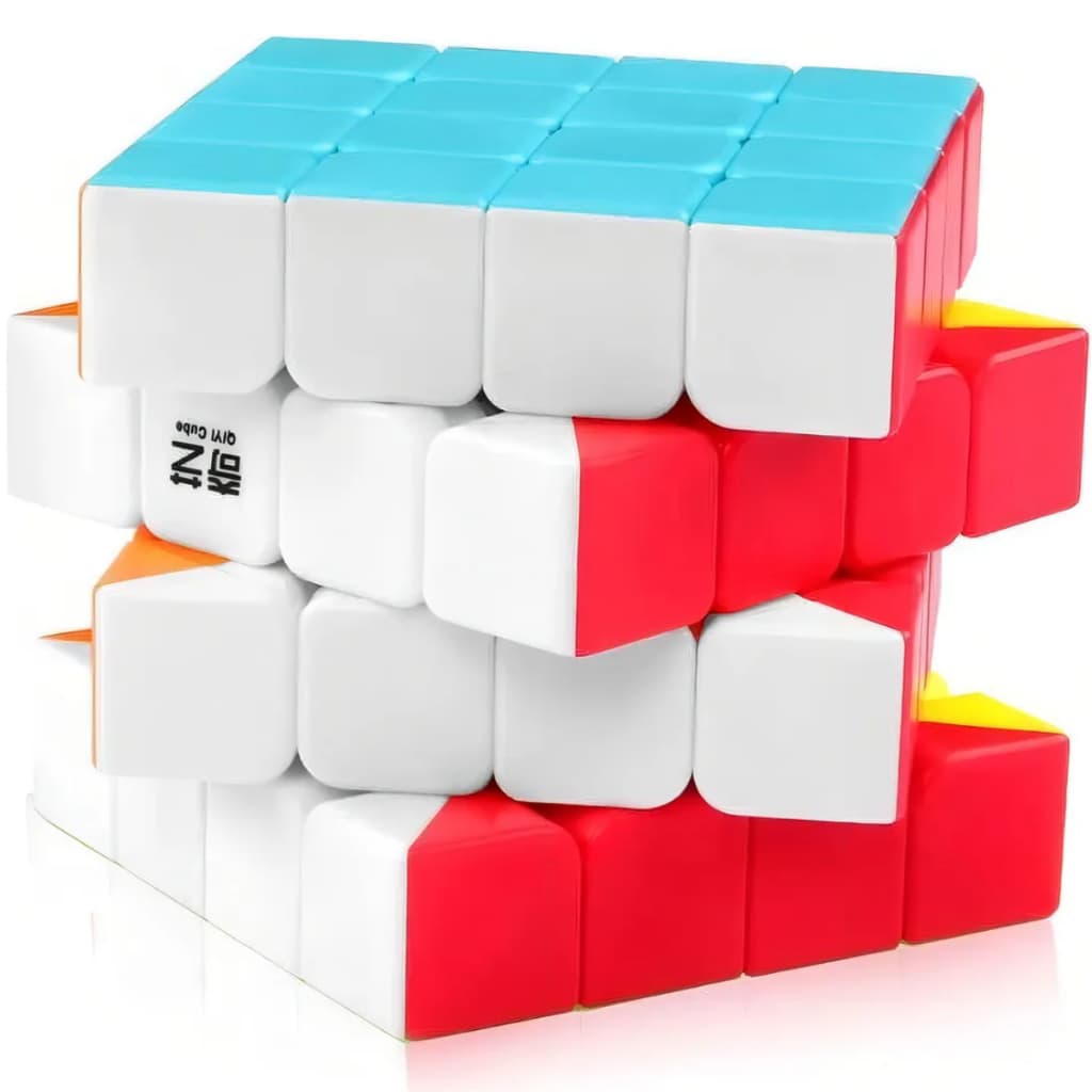 Cubo Mágico Profissional Qiyi Qiyuan S2 4x4x4 Estrutura Stickersless
